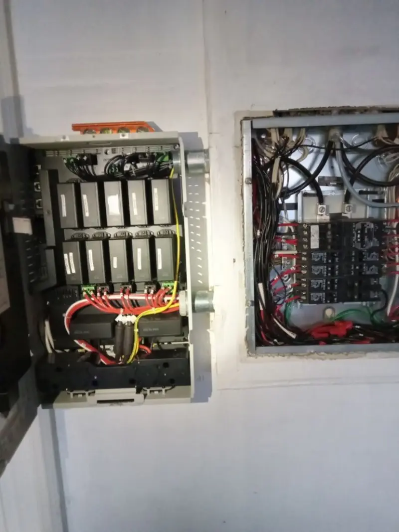 Electrical panel upgrade completed for Indoor Lighting Installation in Garrison